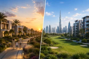 The Valley and Dubai Hills Estate